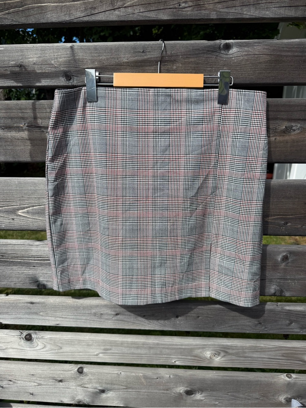 Rachel Zoe Classic Plaid Mini Skirt - Neutral Plaid